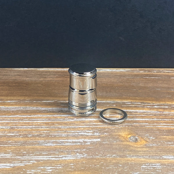 Alloy Down-Locking Reel Seats .640 - Bright Nickel