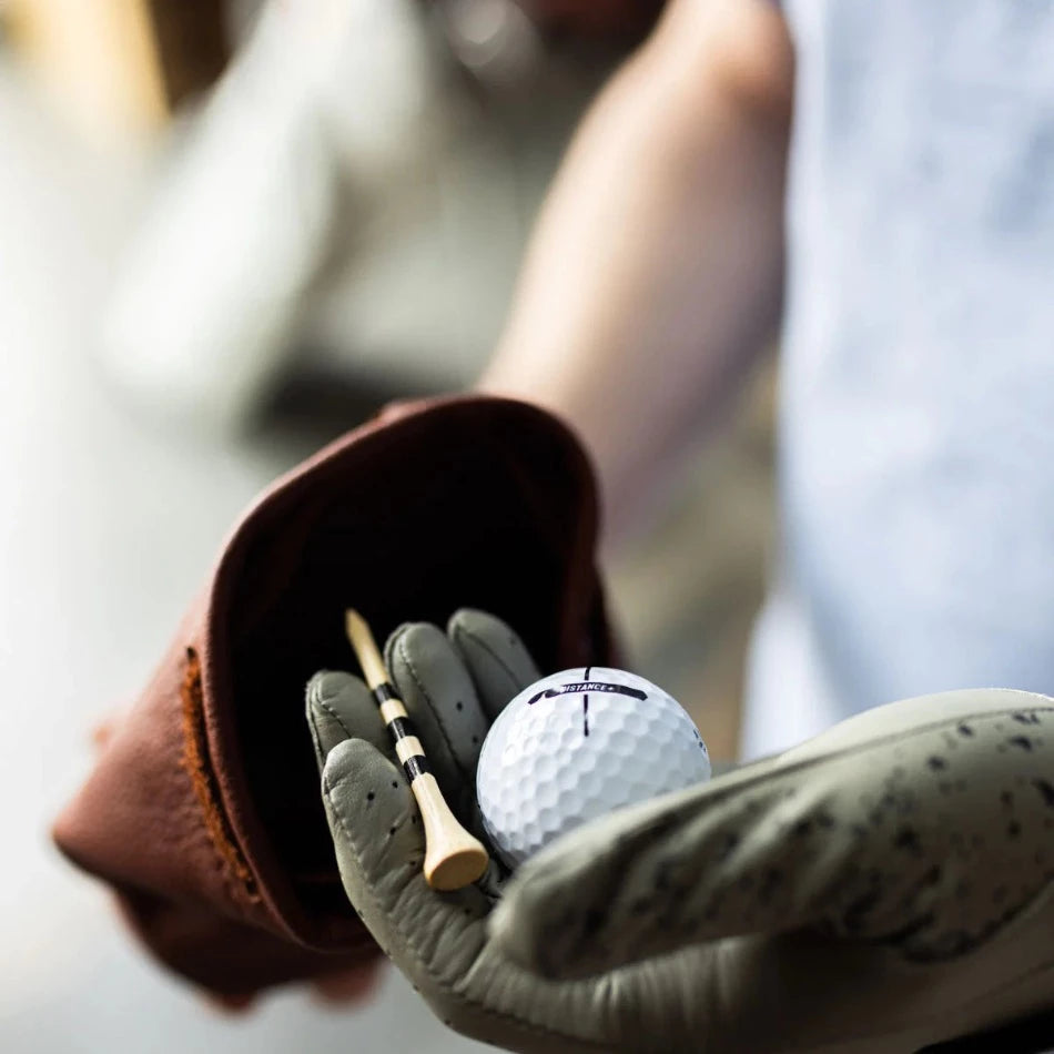 
                  
                    Handcrafted with pebbled leather and a drawcord closure, this golf pouch is the ideal spot to stash all your golfing goodies. Tuck away golf balls, tees, or whatever other teeny treasures you wanna keep close at hand. Problem solved!
                  
                