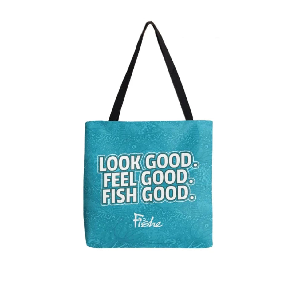 Fish Good Canvas Tote