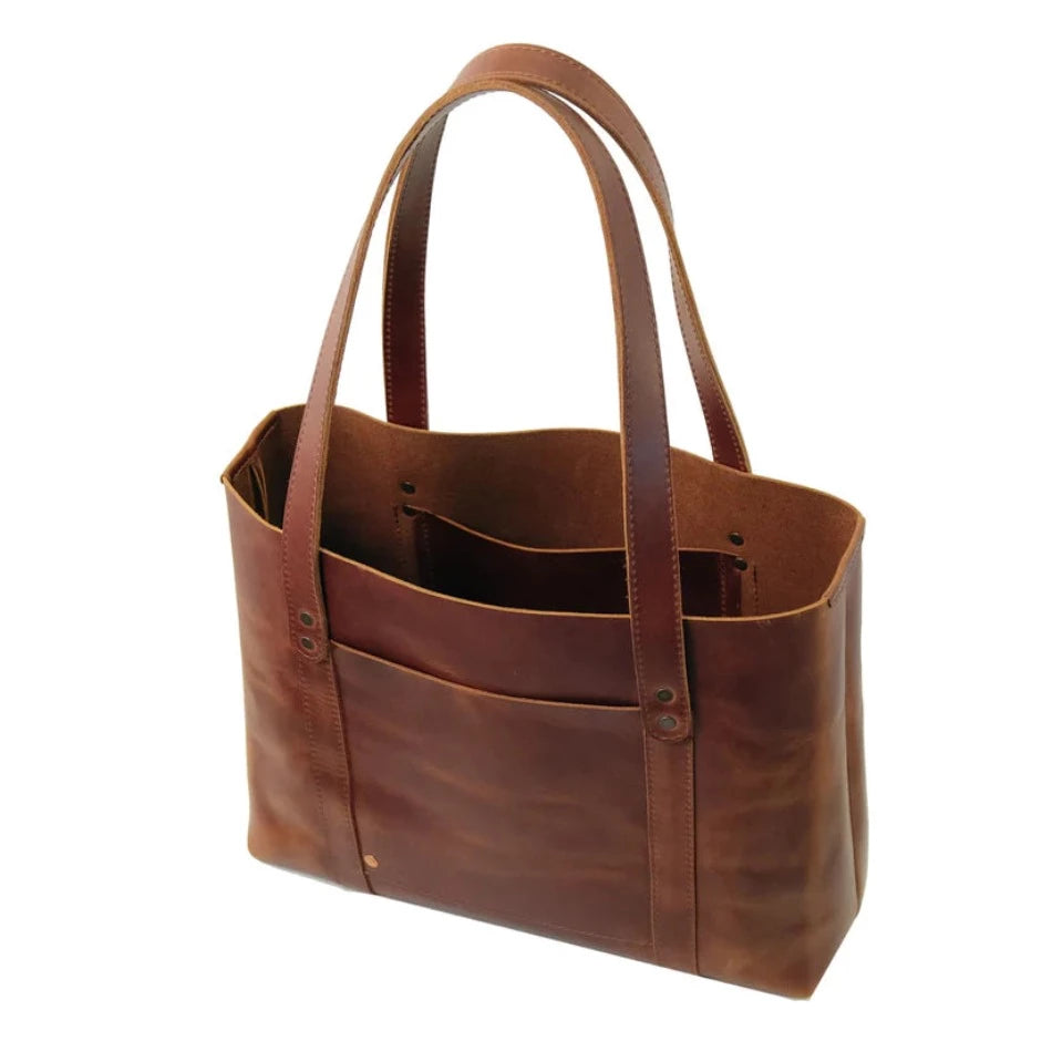 Hideout Leather Tote Fish On Custom Rods