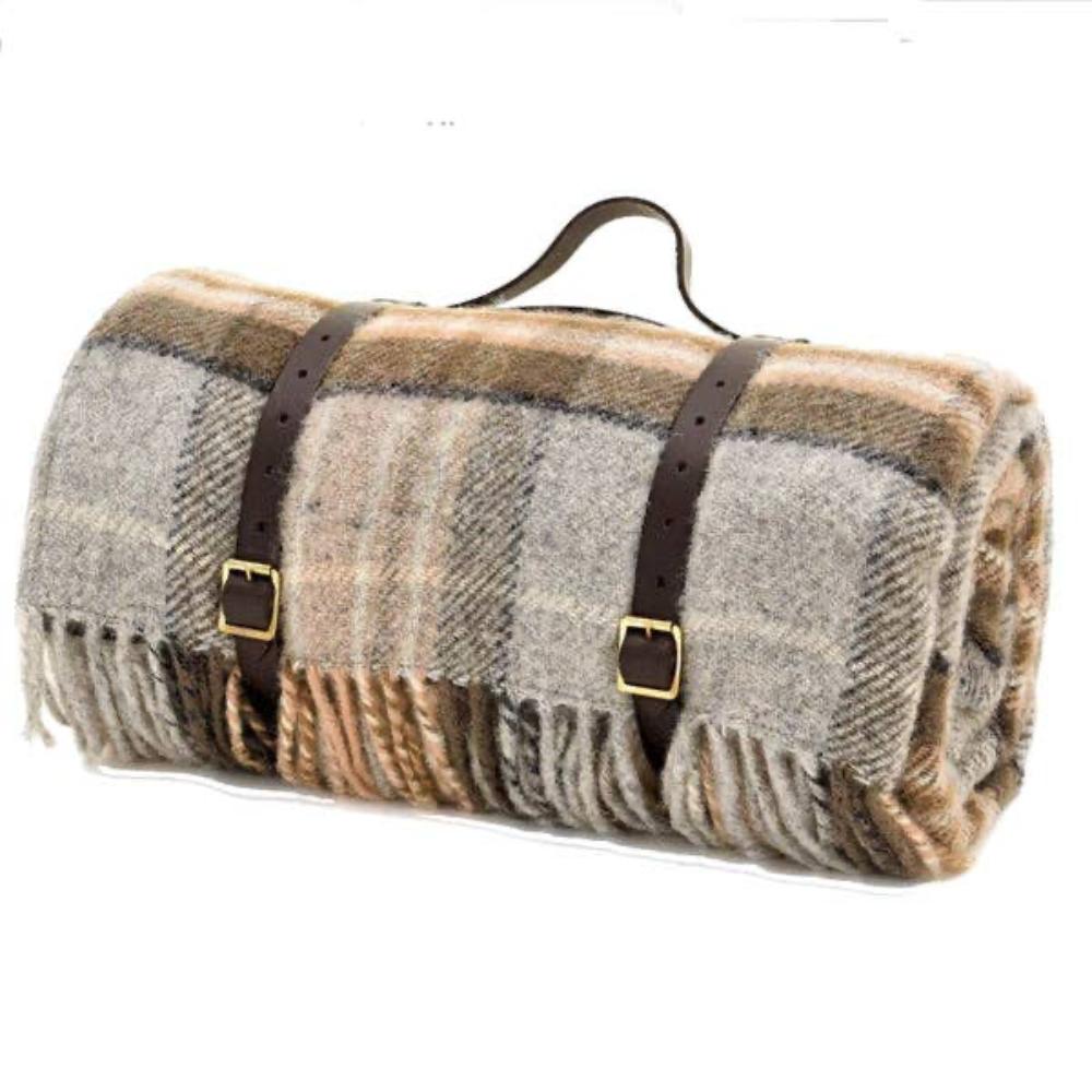 Mercantile Outdoors - Highland Tweed Tartan Roll-Up Travel Blanket