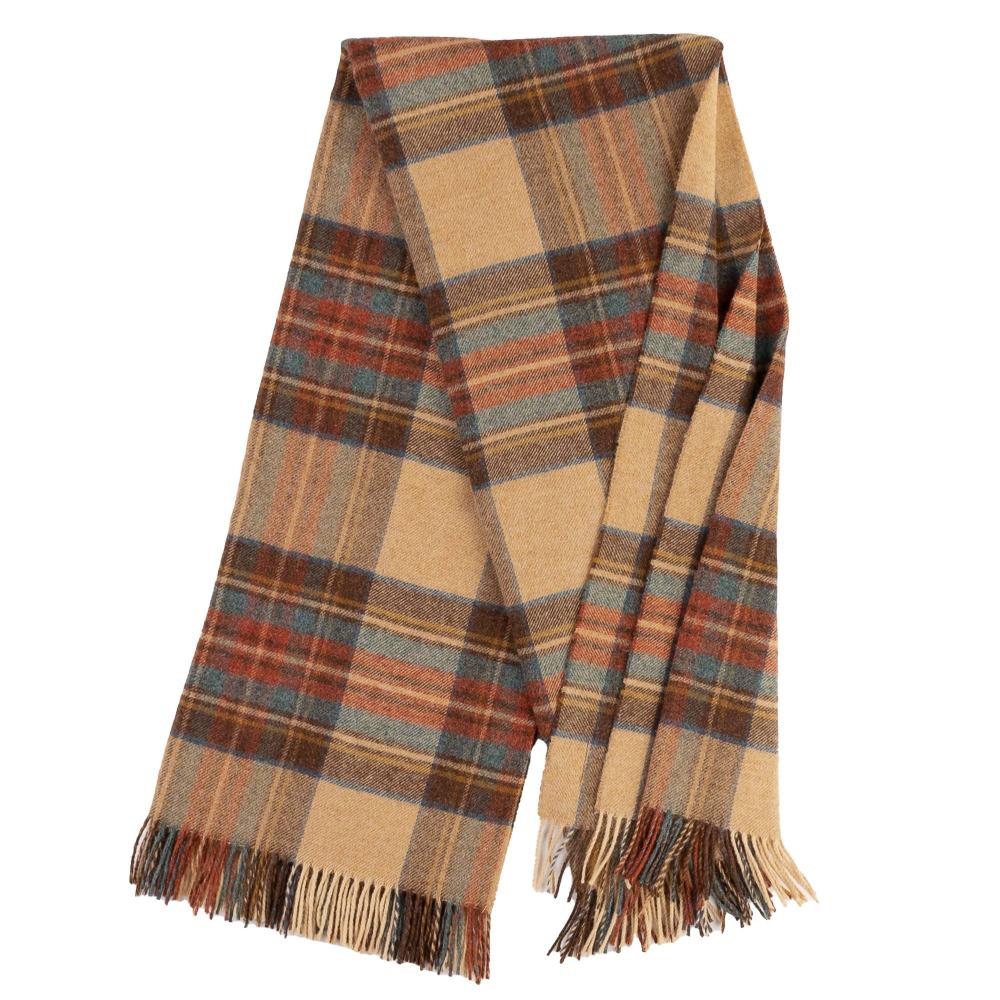 Mercantile Outdoors - Highland Tweeds Shetland Lambs Wool Throw - Antique Dress
