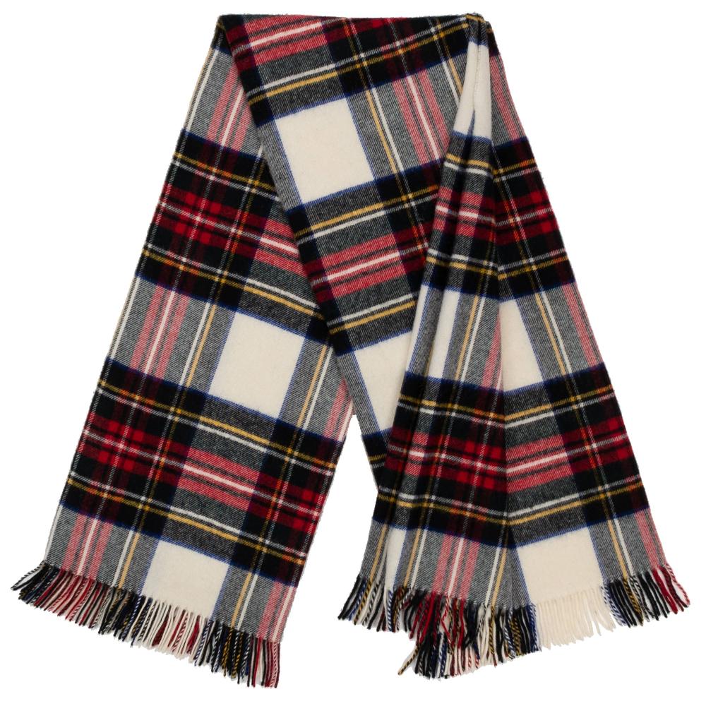 Mercantile Outdoors - Highland Tweeds Shetland Lambswool Throw ~Dress Stewart