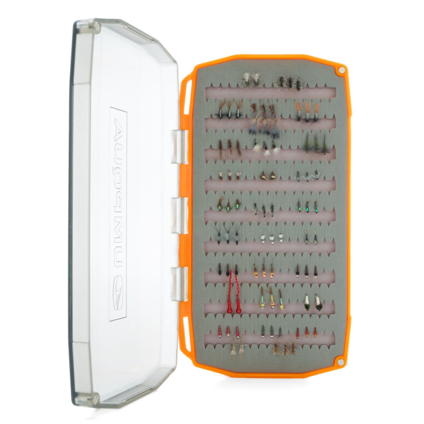 Umpqua's Tailwater Master Fly Assortment is a comprehensive collection of 26 patterns (78 flies) specifically designed for frequent fishers who tackle Tailwaters. These essential patterns are carefully organized in the UPG slit-foam Essential Box from Umpqua, ensuring you can fish all year round with confidence.