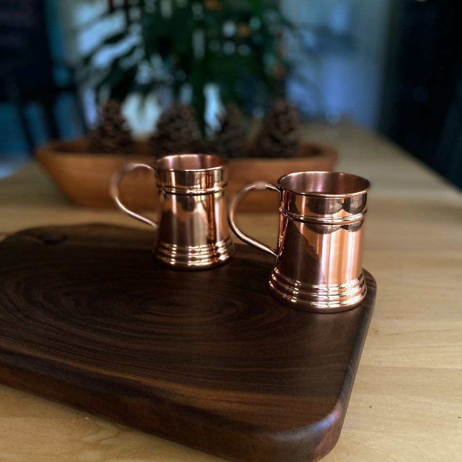 
                      
                        Sip a favorite ale or lager from this Stein Copper Moscow Mule Beer Mug for an exceptional 16-ounce drinking experience. With its classic copper style, pair it with our Leather Beer Journal for an unparalleled drinking experience in any setting! Stein Copper Moscow Mule Beer Mug - Fish On! Custom Rods
                      
                    