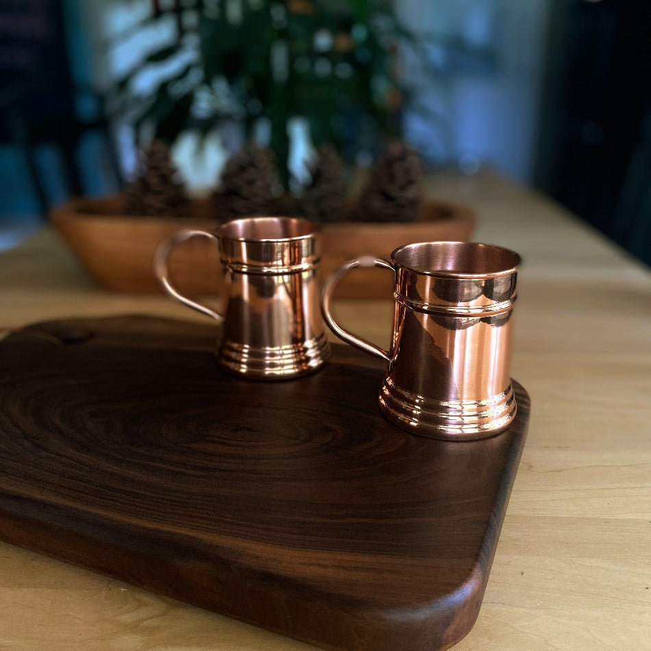 
                  
                    Sip a favorite ale or lager from this Stein Copper Moscow Mule Beer Mug for an exceptional 16-ounce drinking experience. With its classic copper style, pair it with our Leather Beer Journal for an unparalleled drinking experience in any setting! Stein Copper Moscow Mule Beer Mug - Fish On! Custom Rods
                  
                