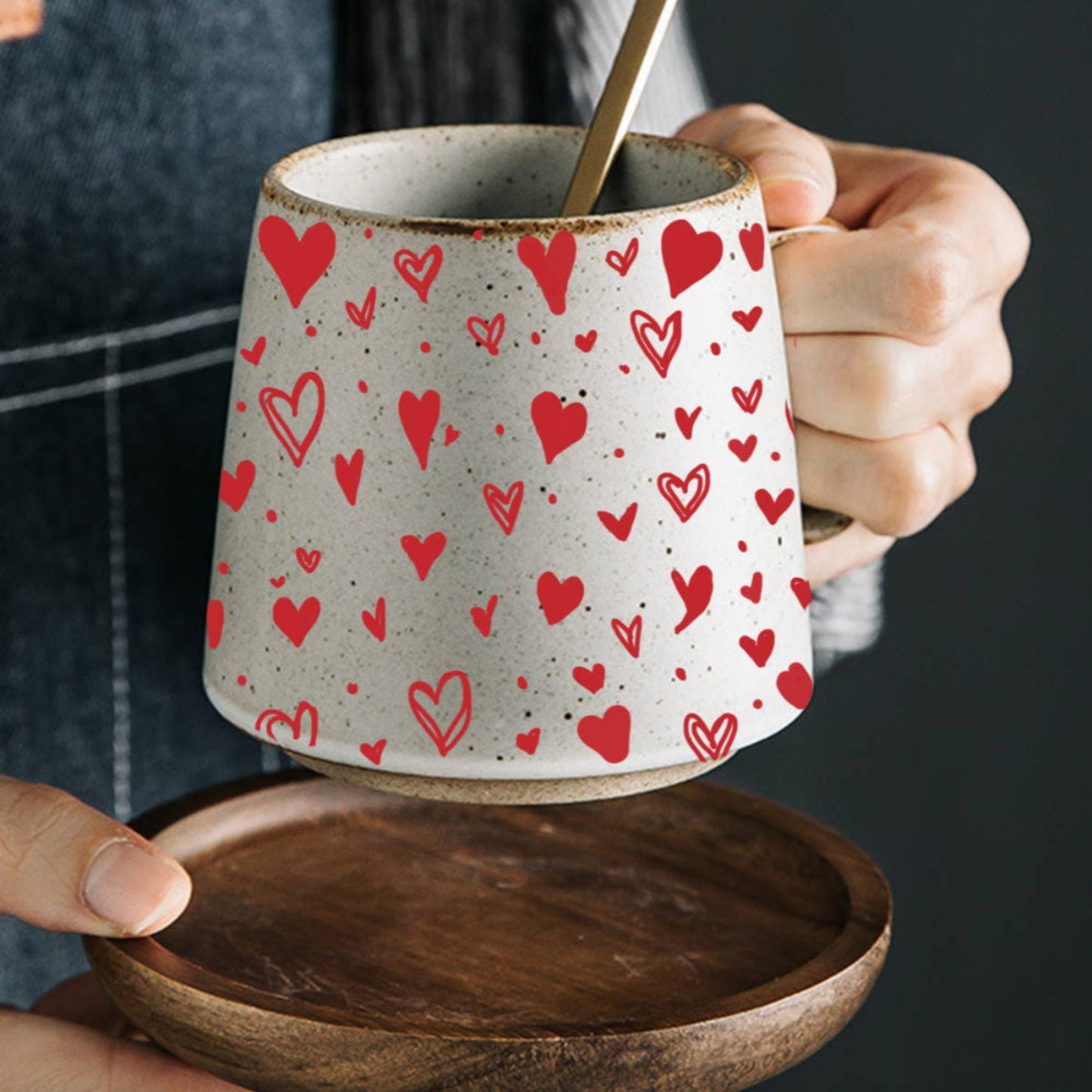 Meet the Artisan 'You're My Person' Mug, a delightful blend of artistry and functionality. This charming mug is more than just a vessel for your favorite hot beverages; it's a piece of art that brings joy and warmth to your daily routine.