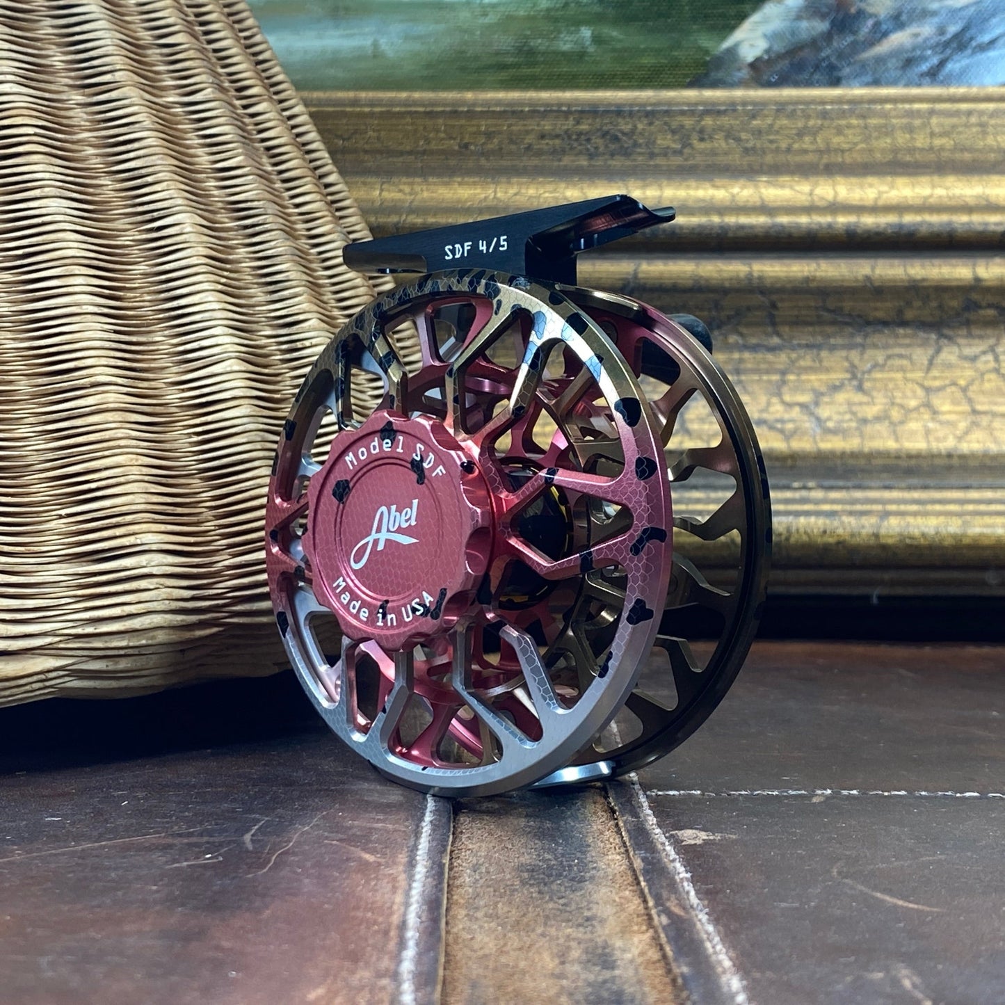 Abel SDF Fly Reel Ported - Native Rainbow