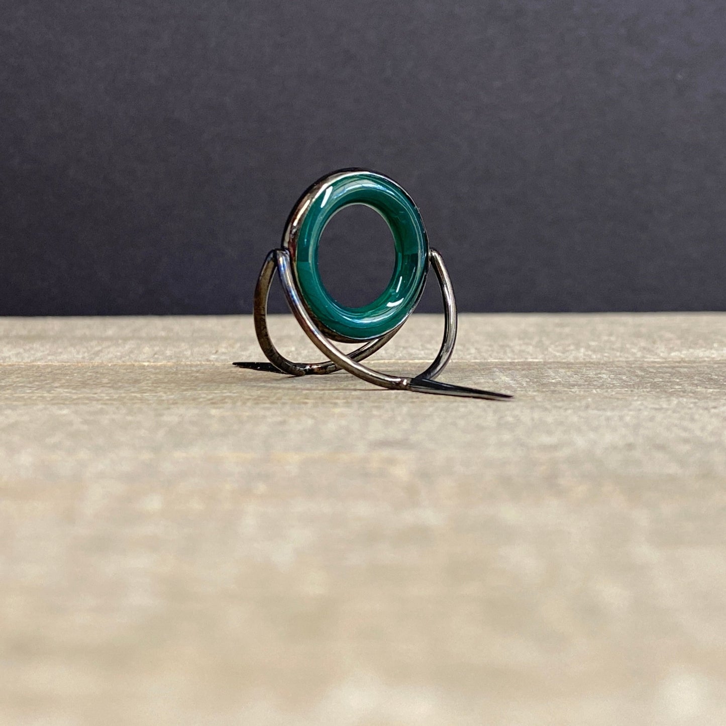 Agate Stripping Guide 20mm Black Nickel - Fish On! Custom Rods