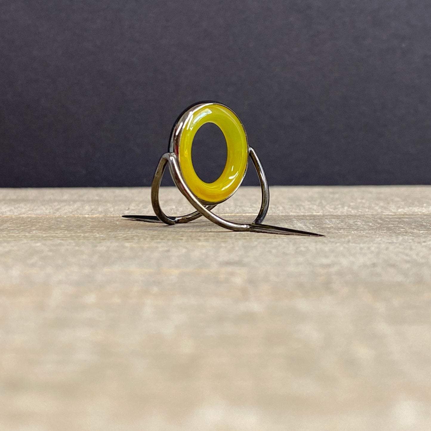 Agate Stripping Guide 20mm Black Nickel - Fish On! Custom Rods