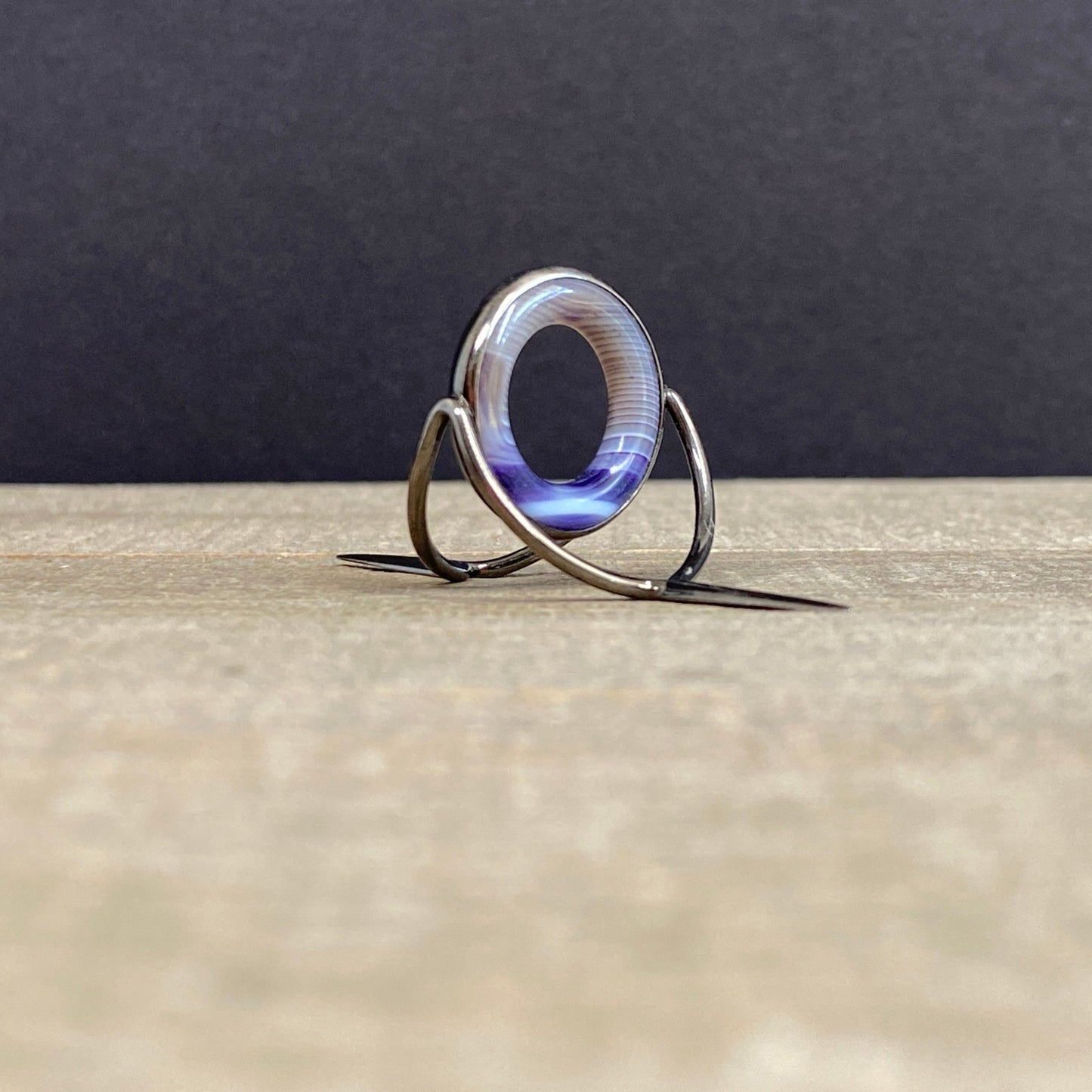 Agate Stripping Guide 20mm Black Nickel - Fish On! Custom Rods