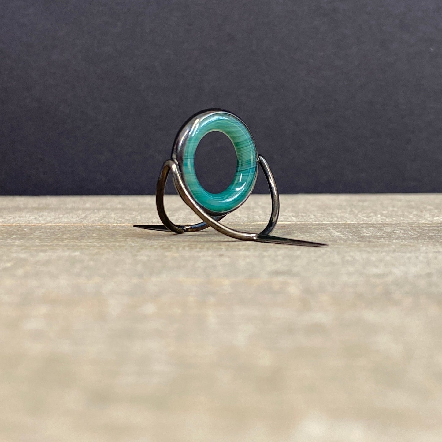 Agate Stripping Guide 20mm Black Nickel - Fish On! Custom Rods