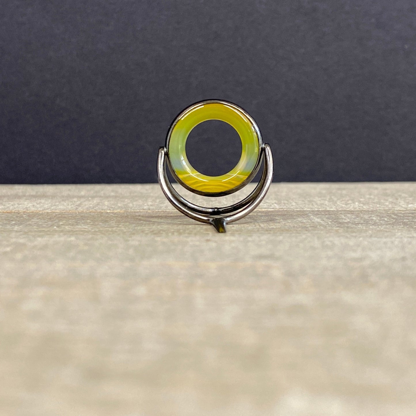 Agate Stripping Guide 20mm Black Nickel - Fish On! Custom Rods