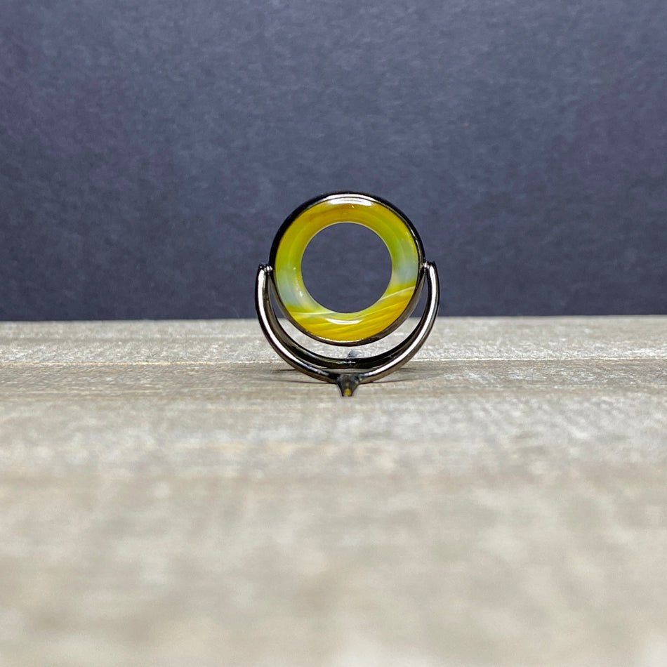 Agate Stripping Guide 20mm Black Nickel - Fish On! Custom Rods