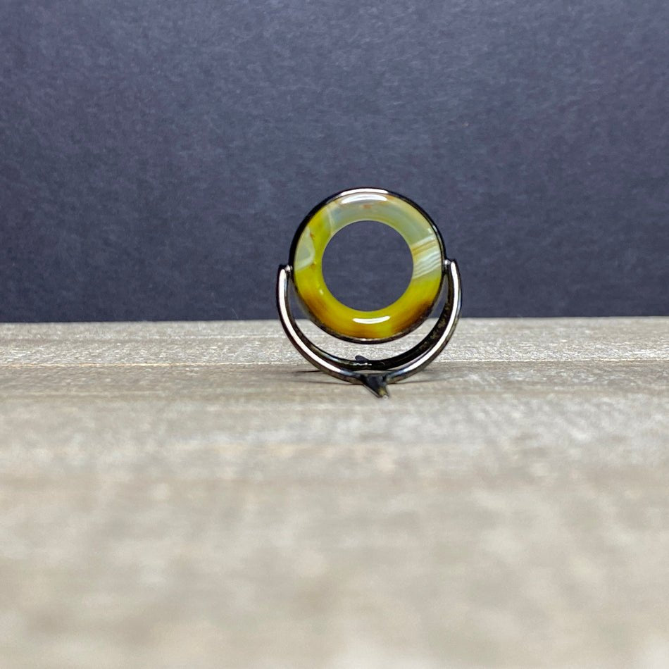 Agate Stripping Guide 20mm Black Nickel - Fish On! Custom Rods