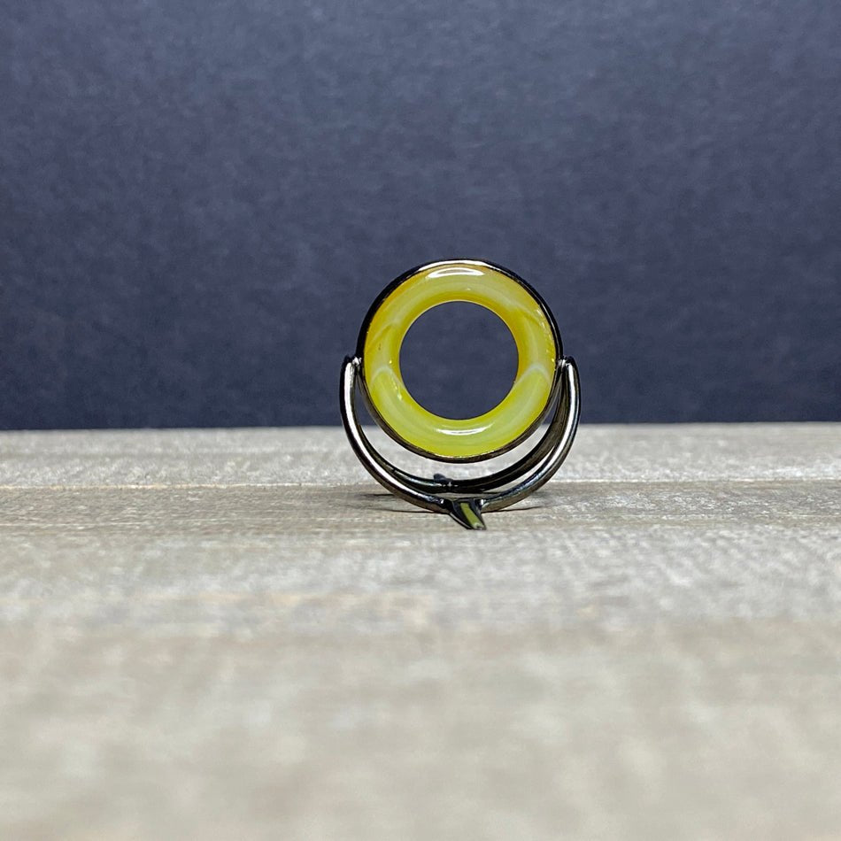 Agate Stripping Guide 20mm Black Nickel - Fish On! Custom Rods