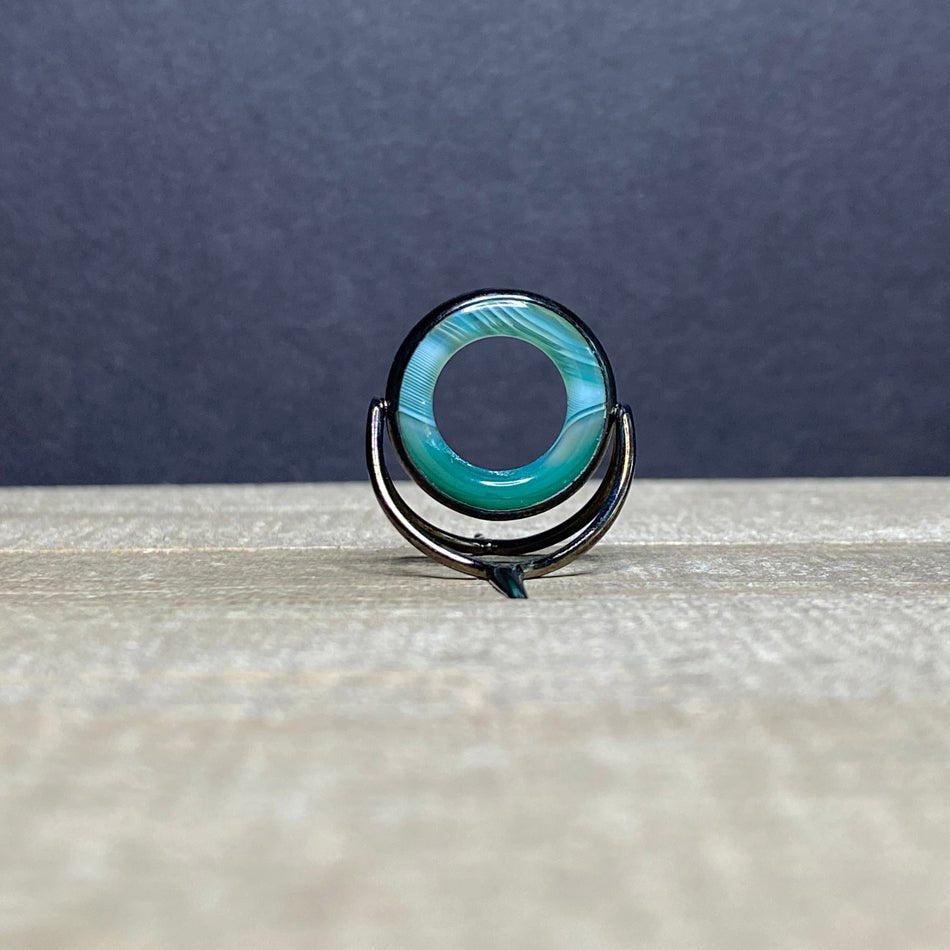 Agate Stripping Guide 20mm Black Nickel - Fish On! Custom Rods