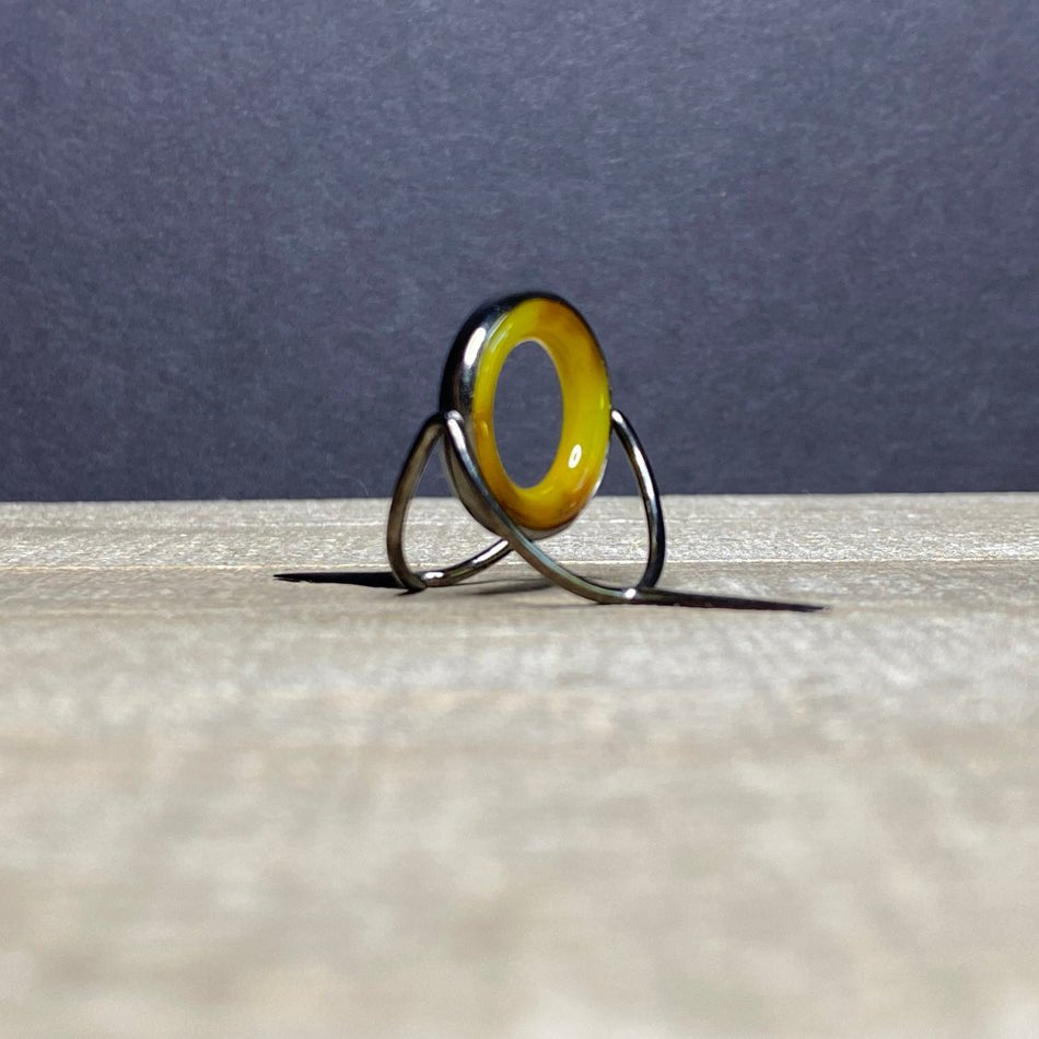 Agate Stripping Guide 20mm Black Nickel - Fish On! Custom Rods