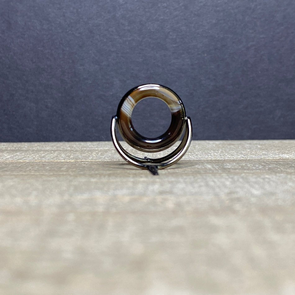 Agate Stripping Guide 20mm Black Nickel - Fish On! Custom Rods