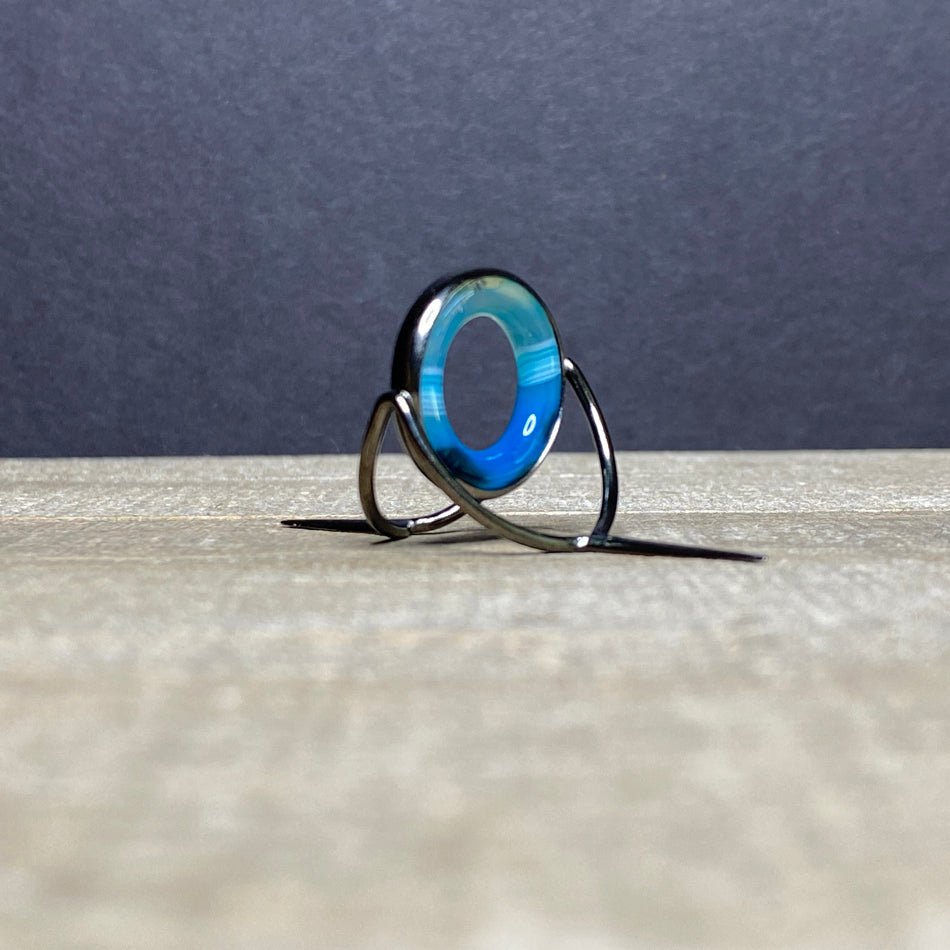 Agate Stripping Guide 20mm Black Nickel - Fish On! Custom Rods