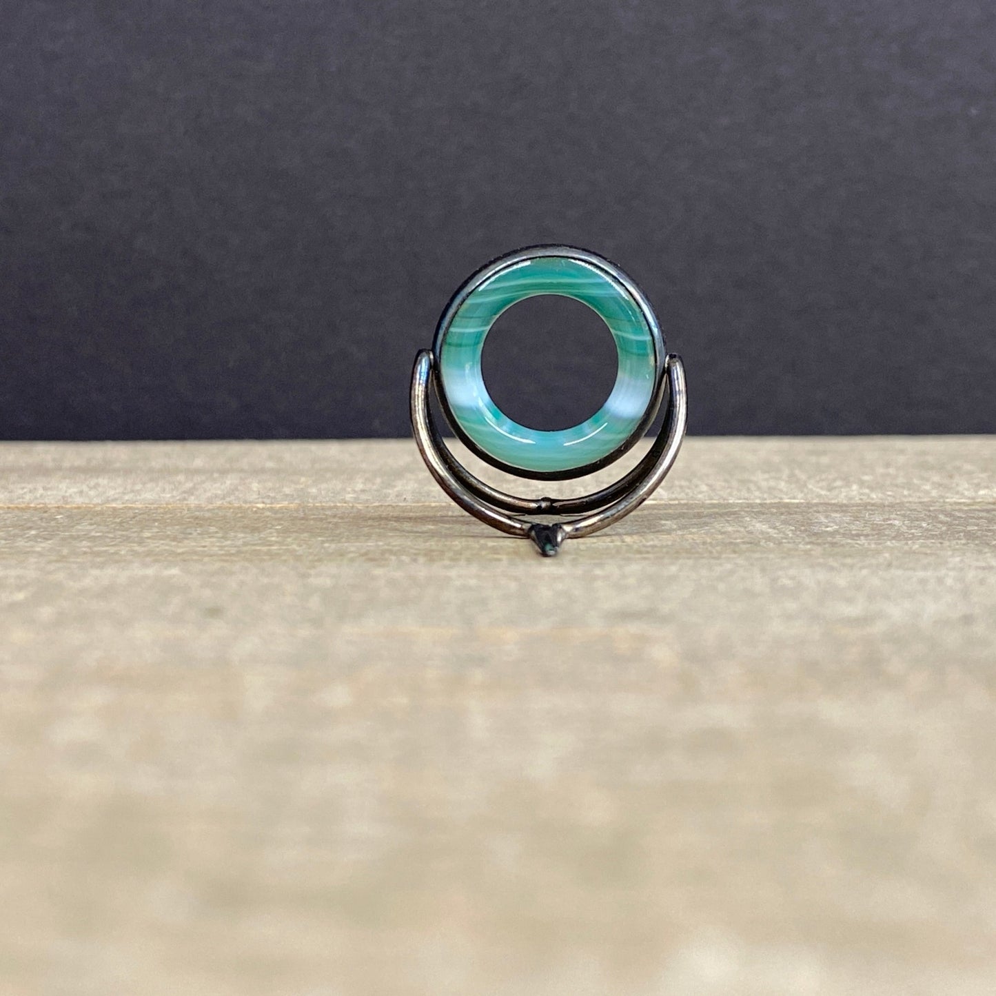 Agate Stripping Guide 20mm Black Nickel - Fish On! Custom Rods