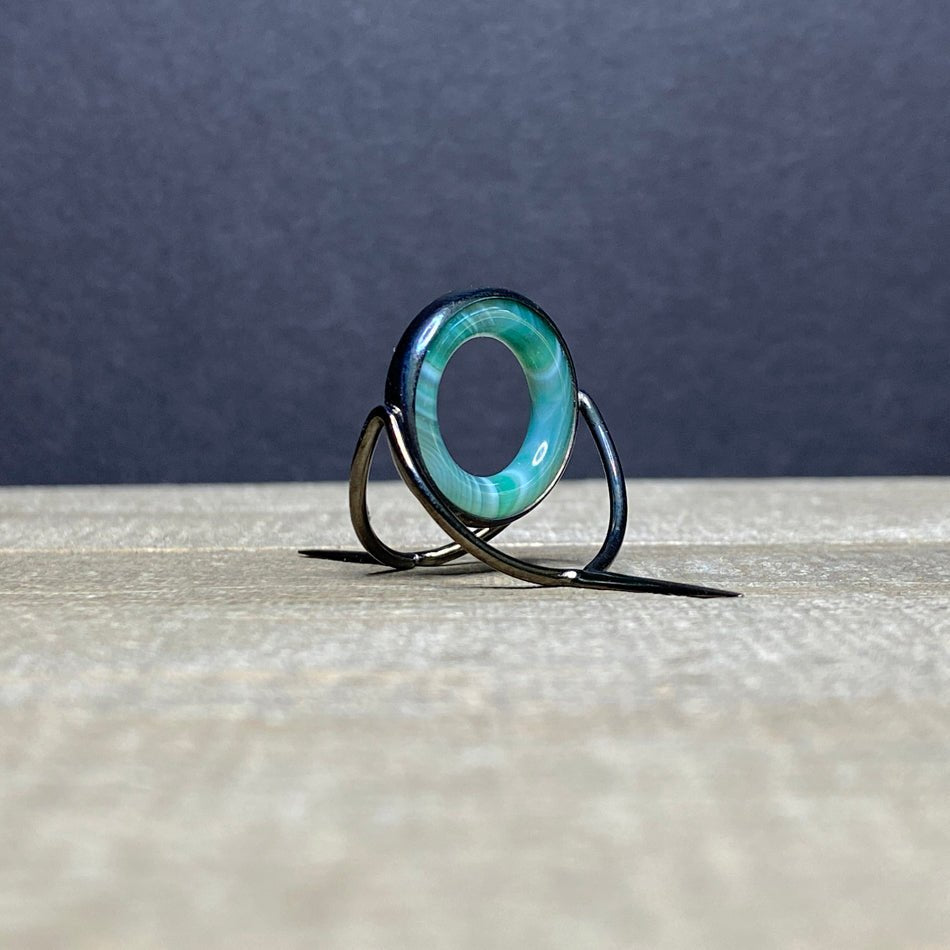 Agate Stripping Guide 20mm Black Nickel - Fish On! Custom Rods