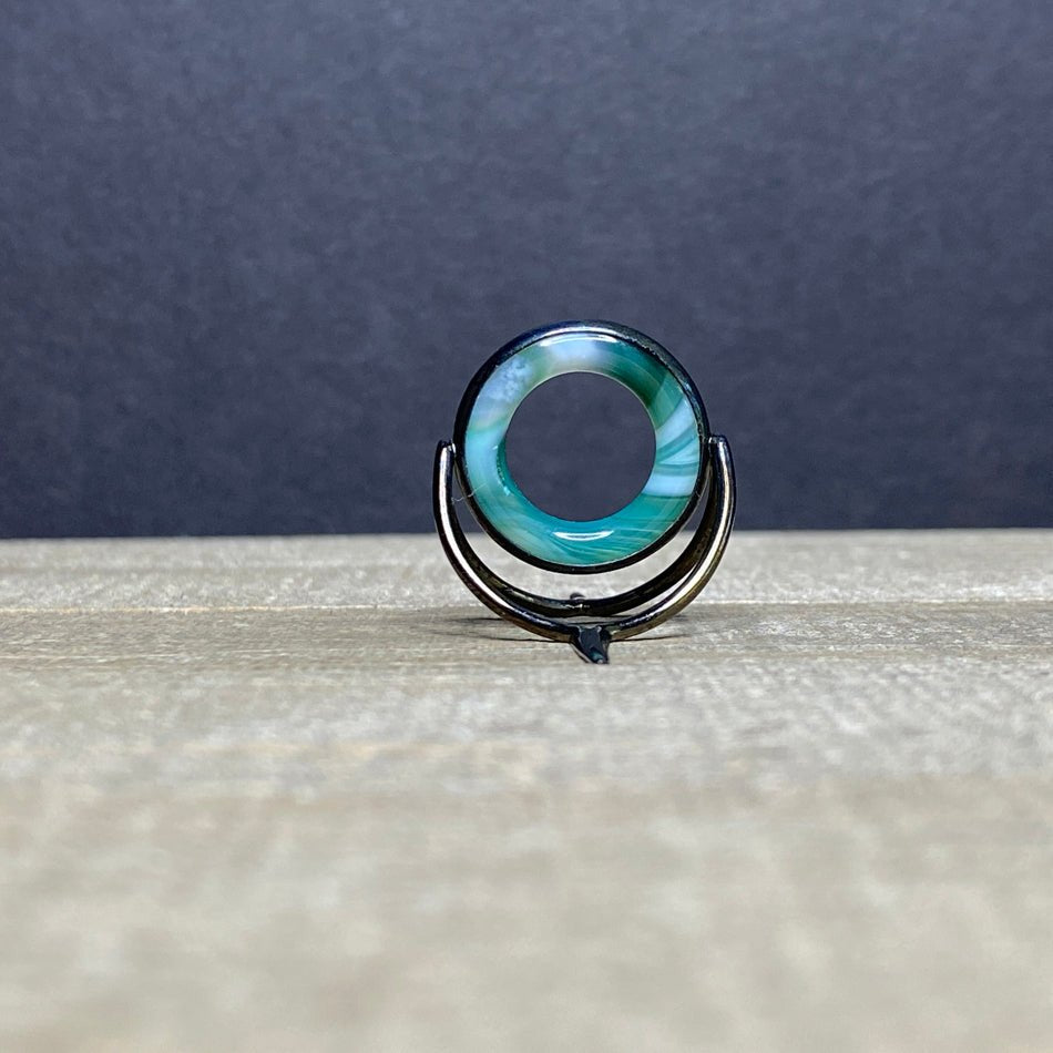 Agate Stripping Guide 20mm Black Nickel - Fish On! Custom Rods