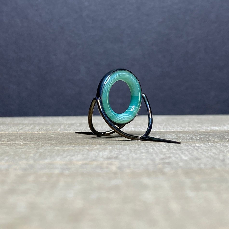 Agate Stripping Guide 20mm Black Nickel - Fish On! Custom Rods