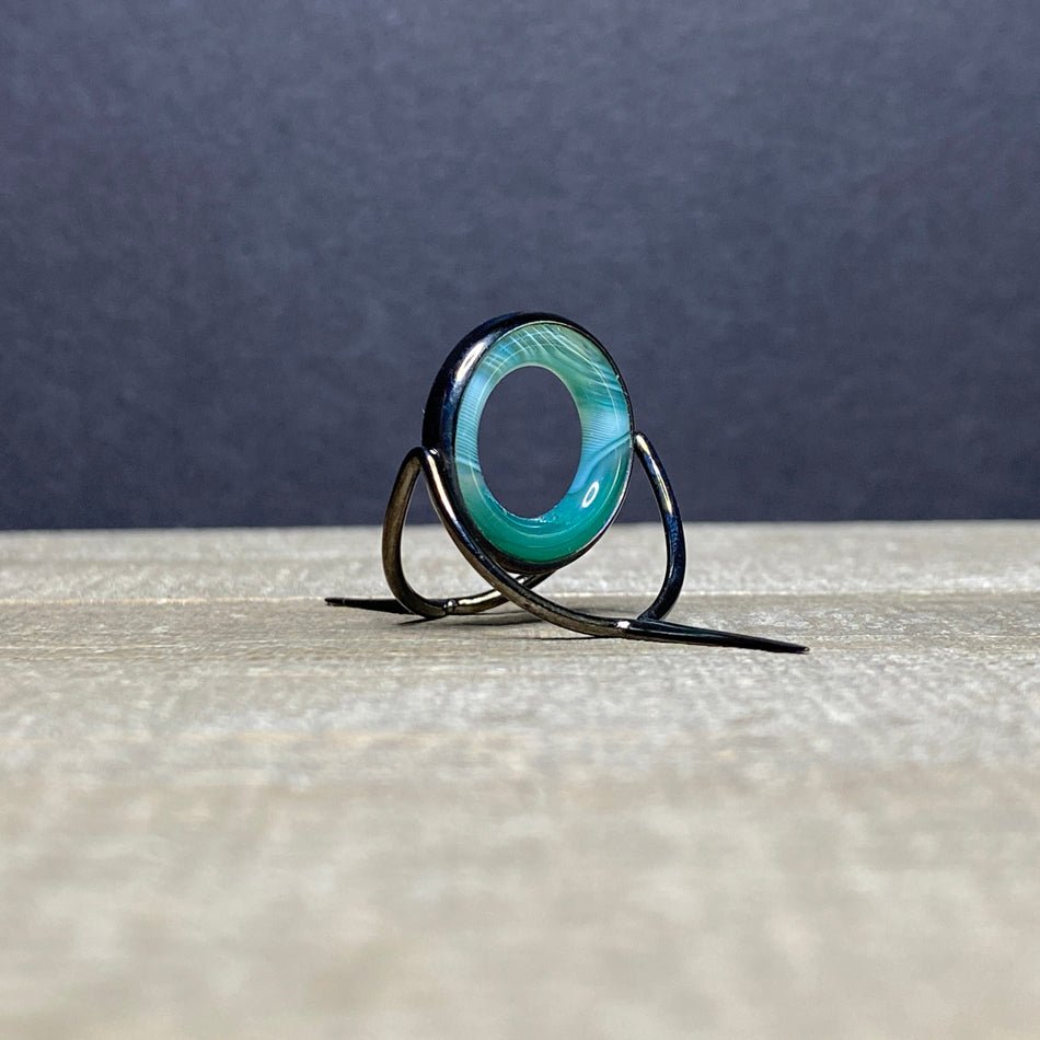 Agate Stripping Guide 20mm Black Nickel - Fish On! Custom Rods