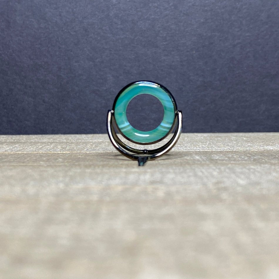 Agate Stripping Guide 20mm Black Nickel - Fish On! Custom Rods