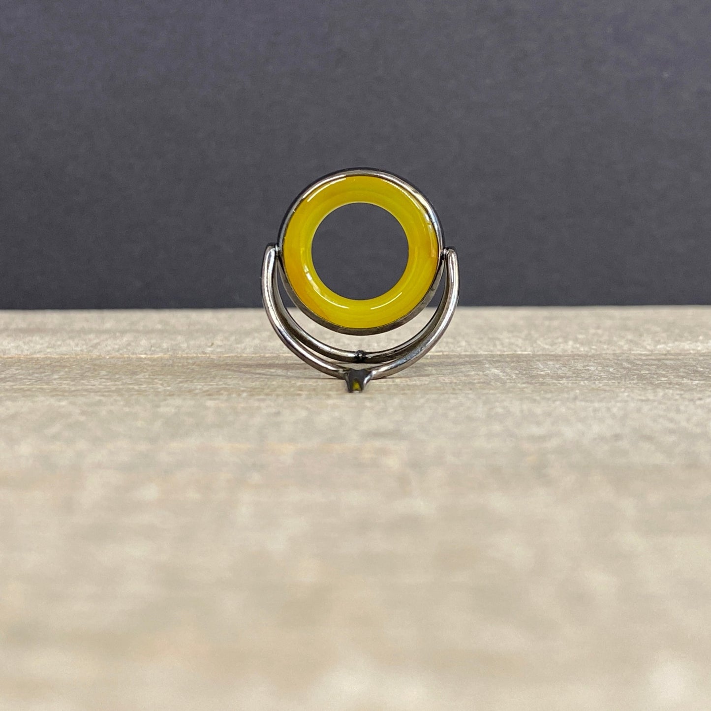 Agate Stripping Guide 20mm Black Nickel - Fish On! Custom Rods