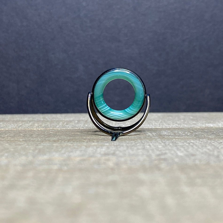 Agate Stripping Guide 20mm Black Nickel - Fish On! Custom Rods