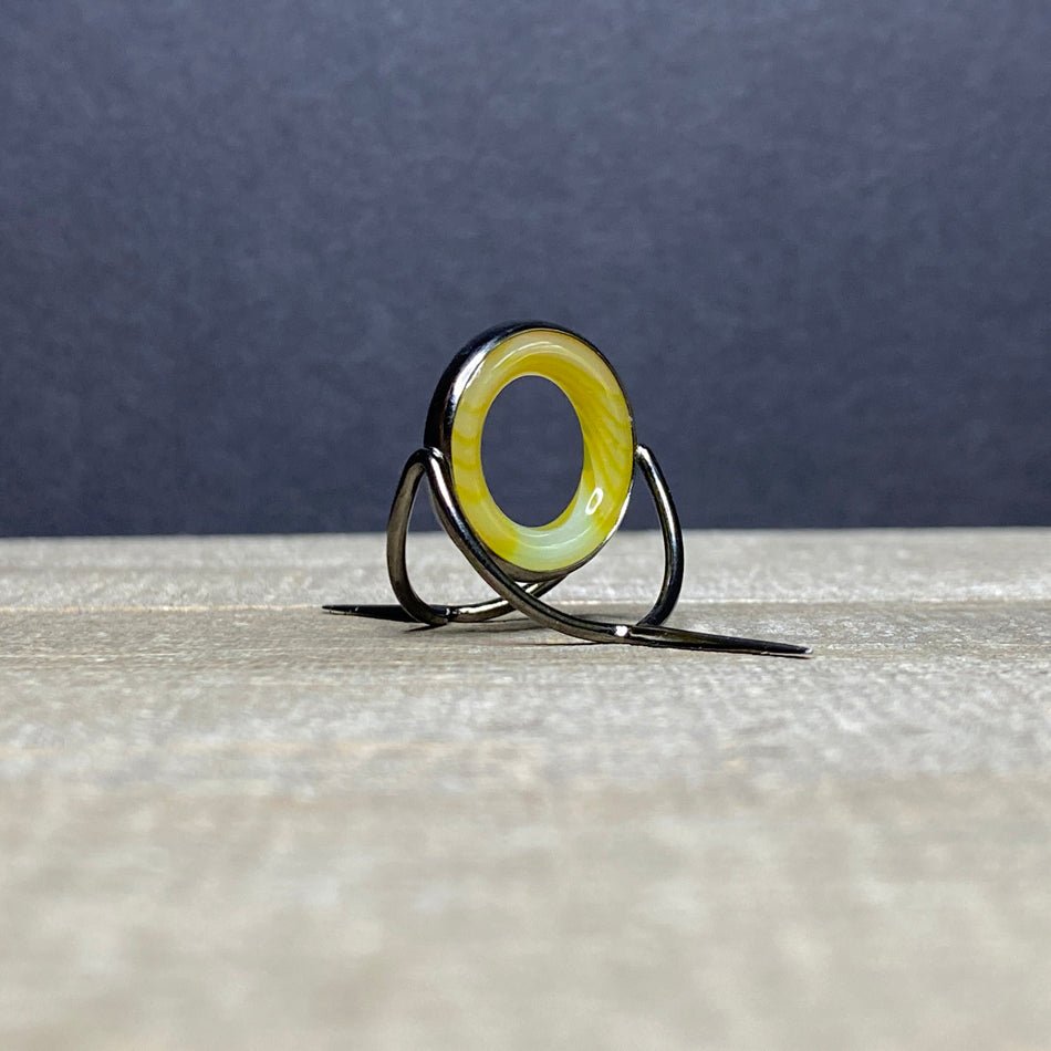 Agate Stripping Guide 20mm Black Nickel - Fish On! Custom Rods