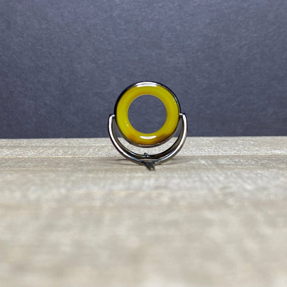 Agate Stripping Guide 20mm Black Nickel - Fish On! Custom Rods