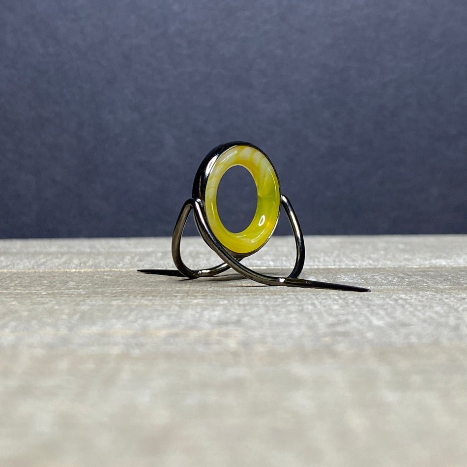 Agate Stripping Guide 20mm Black Nickel - Fish On! Custom Rods