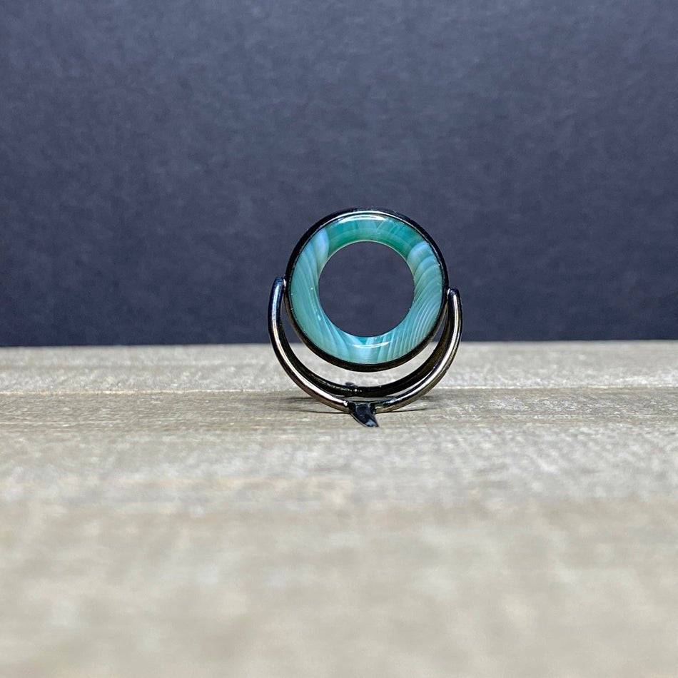 Agate Stripping Guide 20mm Black Nickel - Fish On! Custom Rods