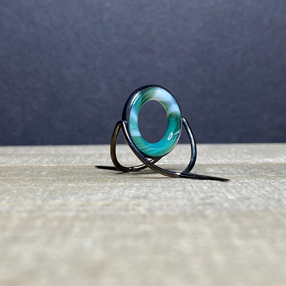 Agate Stripping Guide 20mm Black Nickel - Fish On! Custom Rods