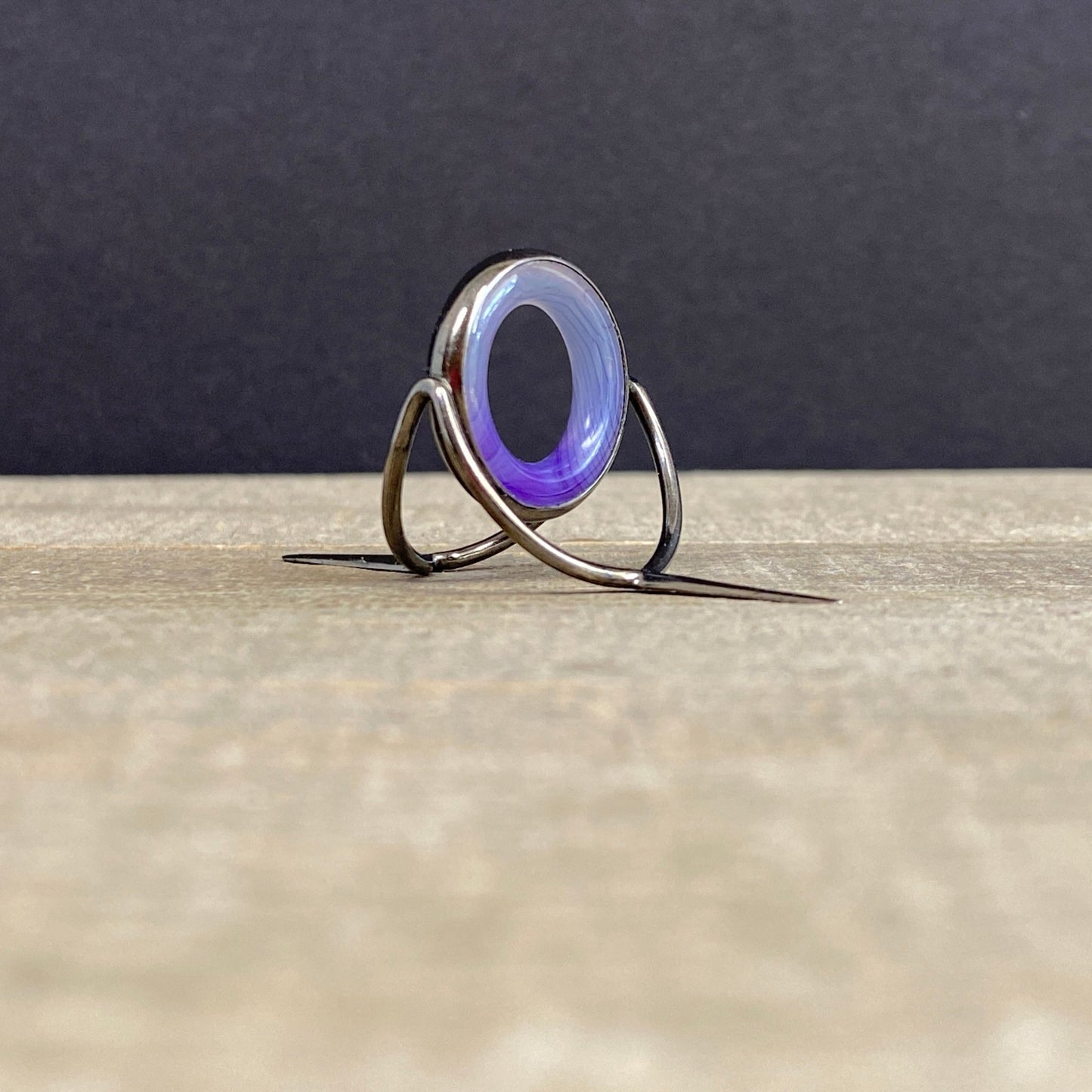 Agate Stripping Guide 20mm Black Nickel - Fish On! Custom Rods