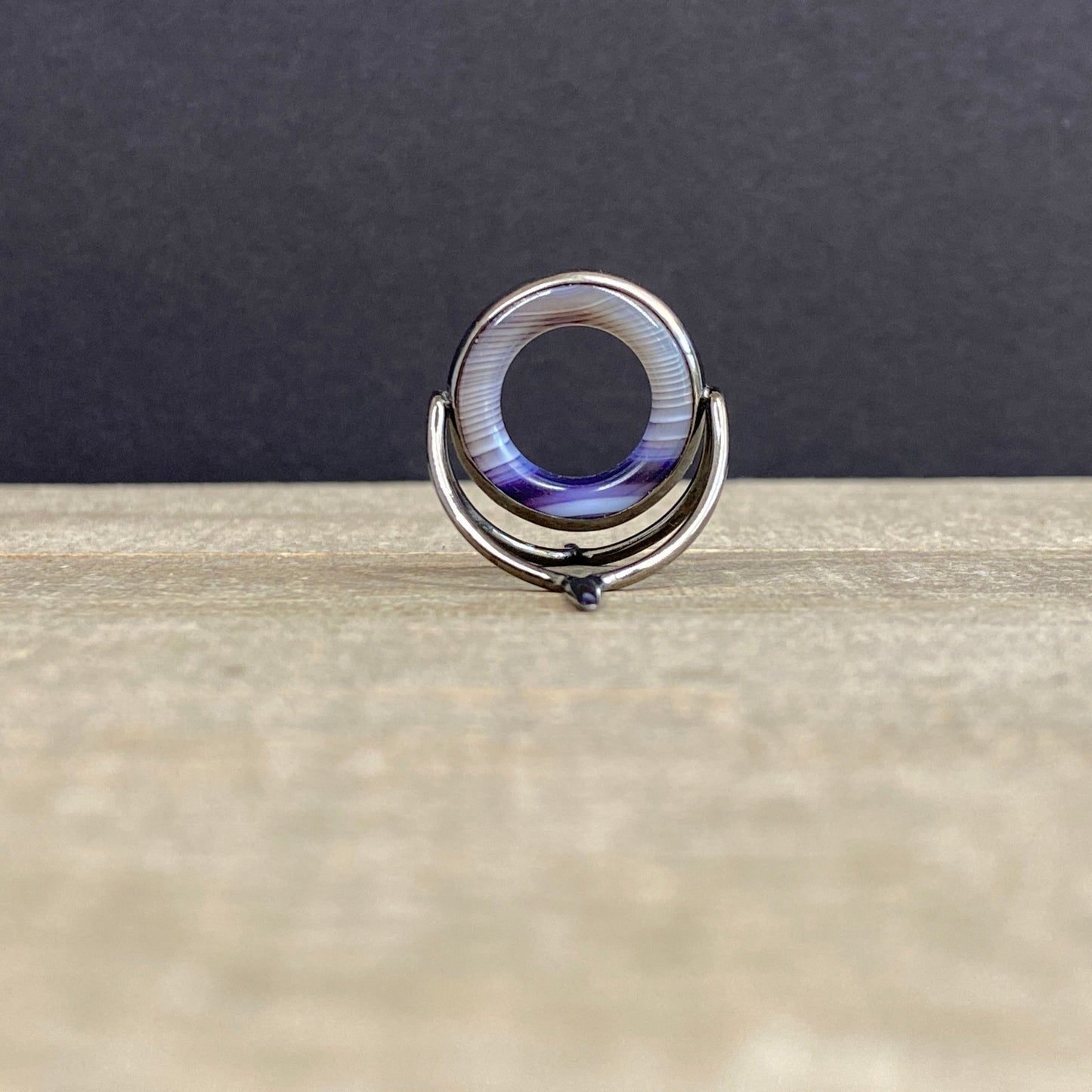 Agate Stripping Guide 20mm Black Nickel - Fish On! Custom Rods