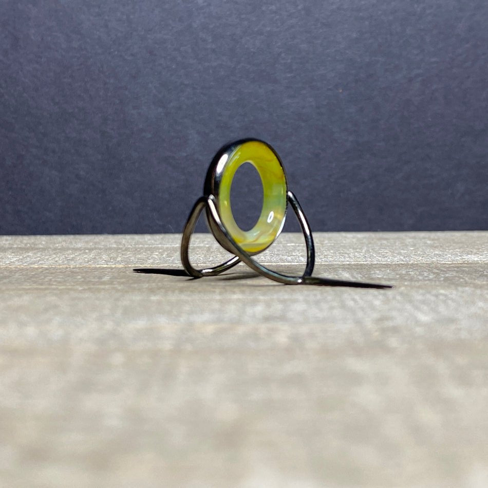 Agate Stripping Guide 20mm Black Nickel - Fish On! Custom Rods