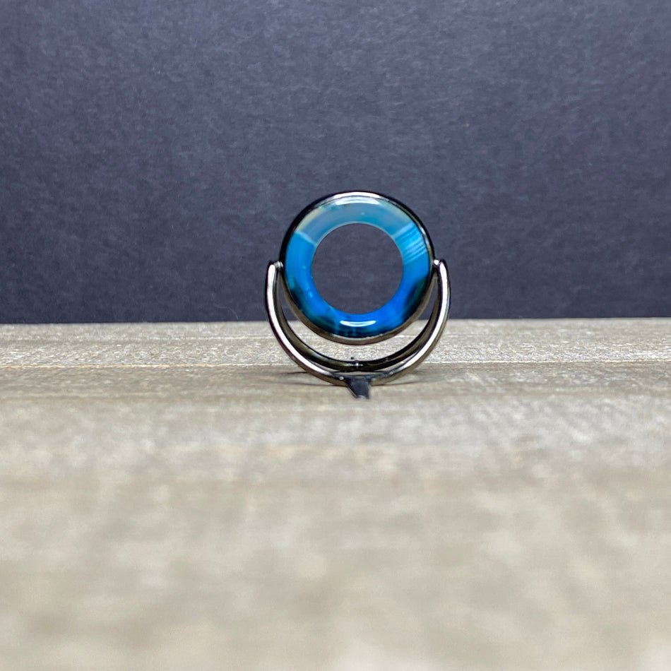 Agate Stripping Guide 20mm Black Nickel - Fish On! Custom Rods