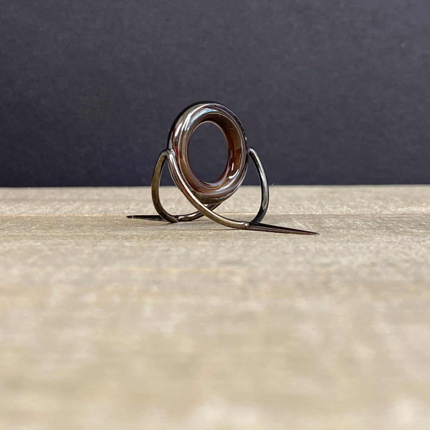 Agate Stripping Guide 20mm Black Nickel - Fish On! Custom Rods