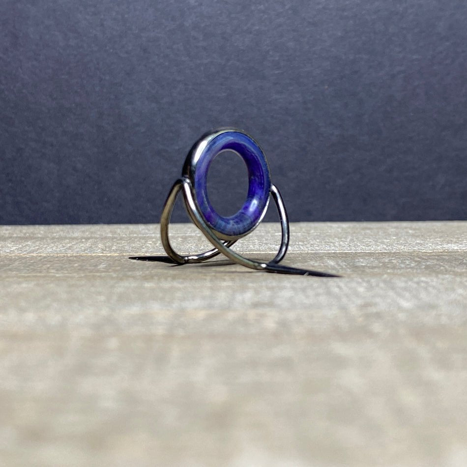 Agate Stripping Guide 20mm Black Nickel - Fish On! Custom Rods