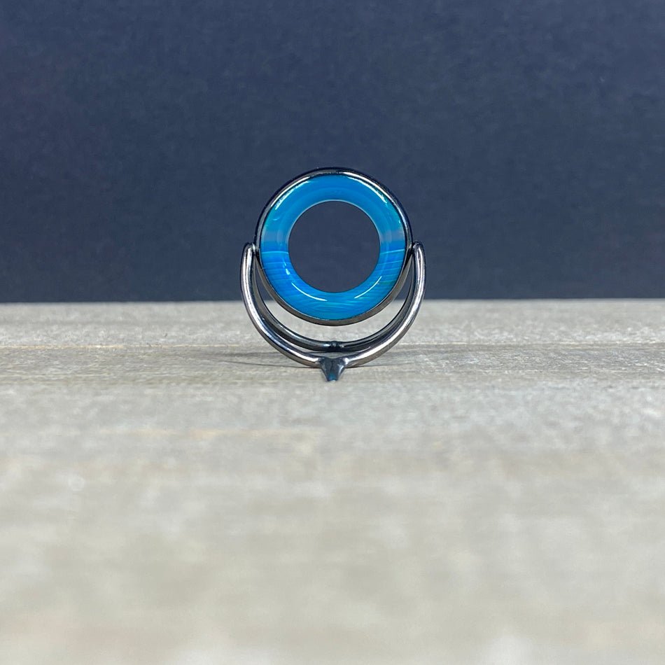 Agate Stripping Guide 20mm Black Nickel - Fish On! Custom Rods