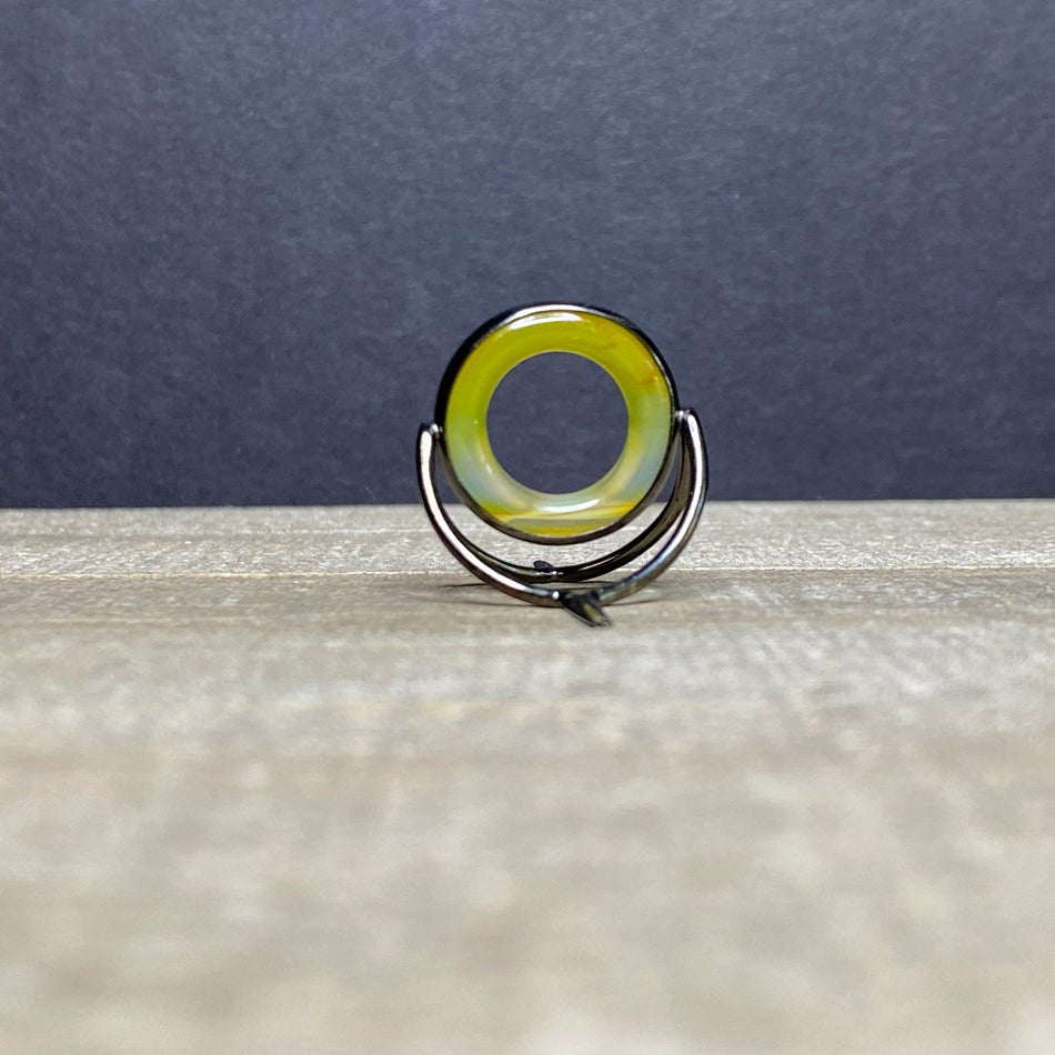 Agate Stripping Guide 20mm Black Nickel - Fish On! Custom Rods