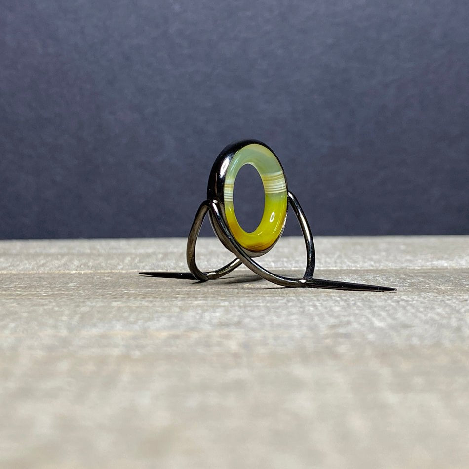 Agate Stripping Guide 20mm Black Nickel - Fish On! Custom Rods