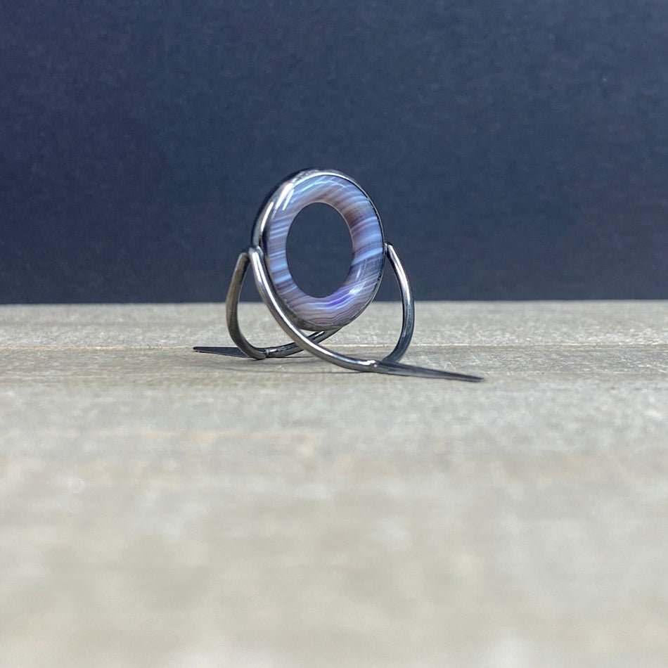 Agate Stripping Guide 20mm Black Nickel - Fish On! Custom Rods