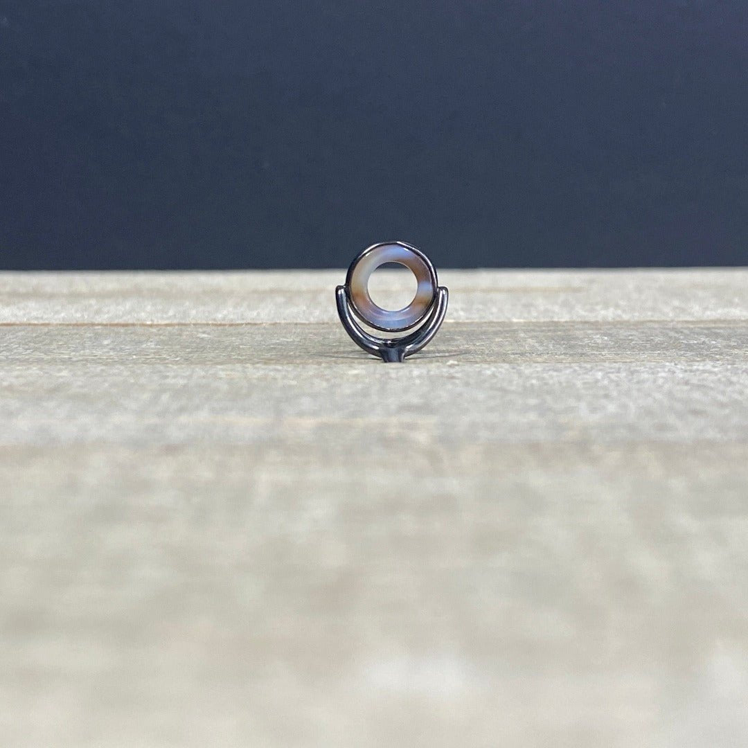 Agate Stripping Guides 10mm Black Nickel - Fish On! Custom Rods