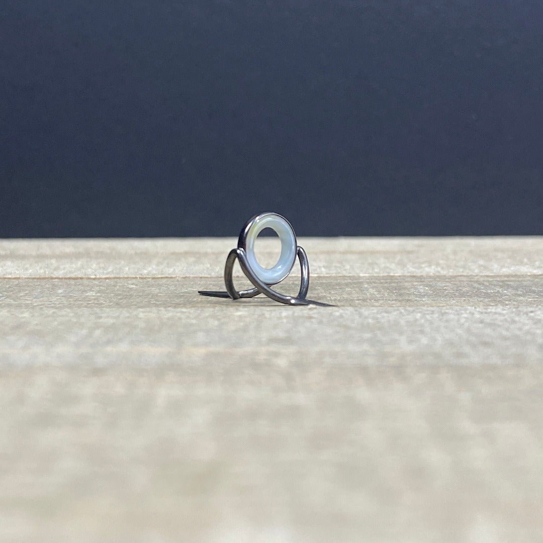 Agate Stripping Guides 10mm Black Nickel - Fish On! Custom Rods