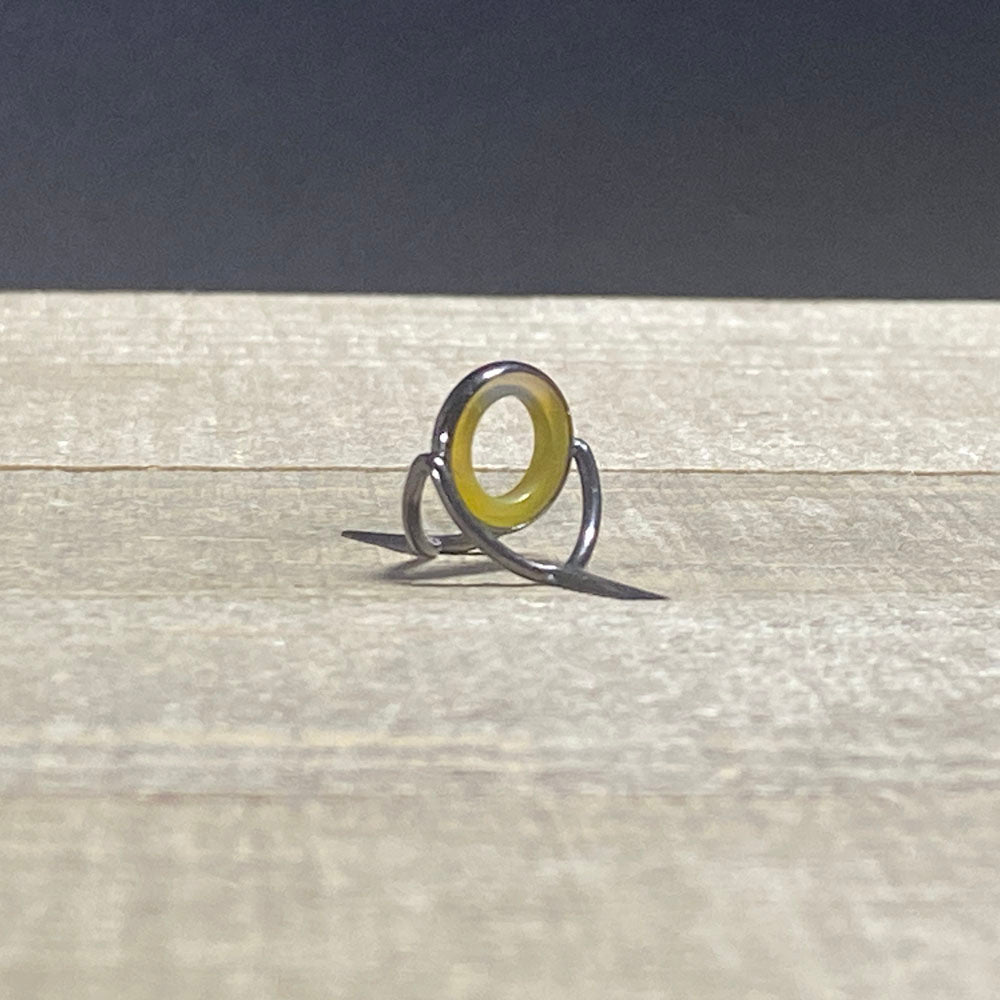 Agate Stripping Guides 10mm Black Nickel - Fish On! Custom Rods